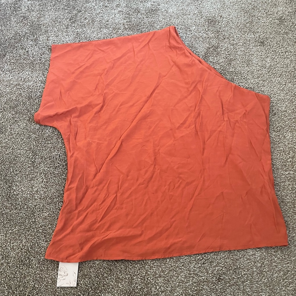 Orange shein top